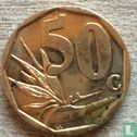 Afrique du Sud 50 cents 2001 - Image 2