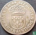 Frankreich ¼ Ecu 1644 (A - gekrönte Wappen - Punkt) - Bild 1