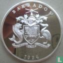 Barbados 5 dollars 1994 (PROOF) "Football World Cup in USA" - Image 1