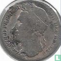 België 1 franc 1838 (kleine ster) - Afbeelding 2