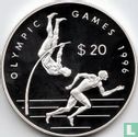 Cook Islands 20 dollars 1993 (PROOF) "1996 Summer Olympics in Atlanta" - Image 2