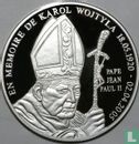 Congo-Kinshasa 10 francs 2005 (BE) "In memory of Pope John Paul II" - Image 2