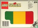 Lego 814-1 Baseplates, Green, Red and Yellow - Image 2