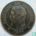 France 2 centimes 1855 (W - ancre) - Image 1
