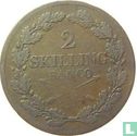 Sweden 2 Skilling Banco 1837 - Afbeelding 1