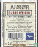 Allgäuer Büble Bier Edelweissbier - Bild 2