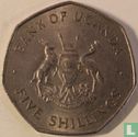 Uganda 5 shillings 1972 - Image 2