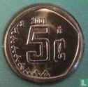 Mexico 5 centavos 2001 - Afbeelding 1