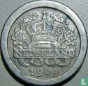 Nederland 5 cents 1909 - Afbeelding 1
