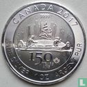 Canada 5 dollars 2017 (kleurloos) "150th anniversary of the Canadian Confederation" - Afbeelding 1