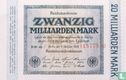 Allemagne 20 milliards Mark 1923 (P118a (2) - Ros.115b_ - Image 1