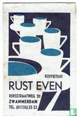 Koffietent "Rust Even"    - Afbeelding 1