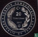 Turkije 20 türk lirasi 2017 (PROOF) "Deveboynu Lighthouse" - Afbeelding 1