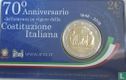 Italië 2 euro 2018 (coincard) "70th anniversary of the entry into force of the Italian Constitution" - Afbeelding 1
