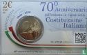 Italië 2 euro 2018 (coincard) "70th anniversary of the entry into force of the Italian Constitution" - Afbeelding 2