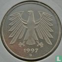 Duitsland 5 mark 1997 (G) - Afbeelding 1