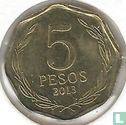 Chili 5 pesos 2013 - Image 1