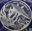 France 20 euro 2005 (PROOF) "100th anniversary Death of Jules Verne - 20.000 leagues under the sea" - Image 2
