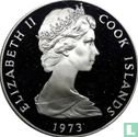 Cookeilanden 2 dollars 1973 (PROOF) "20th anniversary of the Coronation of Elizabeth II" - Afbeelding 1