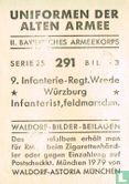 9. Infanterie-Regt. Wrede * Würzburg * Infanterist, feldmarschm. - Image 2