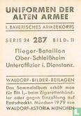 Flieger-Bataillon Ober-Schleißeim Unteroffizier i. Dienstanz. - Afbeelding 2
