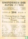 3. Chevaulegers-Regt. Herzog Karl Theodor * Dieuze * Rittmeister i. Überrock *  - Afbeelding 2