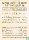 4. Inf.-Regt. König Wilhelm v. Würtemberg * Metz Gefreiter im Wachanzug - Afbeelding 2