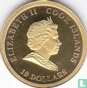 Cookeilanden 10 dollars 2009 (PROOF) "40th anniversary of Apollo 11" - Afbeelding 2