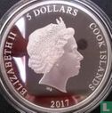 Cookeilanden 5 dollars 2017 (PROOF) "20th anniversary of the death of Lady Diana" - Afbeelding 1
