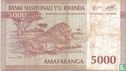 Rwanda 5000 Francs 1994 - Image 2