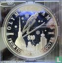 Cook Islands 10 dollars 2008 (PROOF) "Olympic Games - from Torino to Vancouver" - Image 2