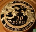 Frankrijk 20 euro 2007 (PROOF) "Merlin and Excalibur" - Afbeelding 1