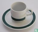 Coffee cup and saucer - Sonja 305 - Brushstroke decor D.S. 4079 - Mosa - Image 3