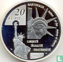 France 20 euro 2004 (PROOF - silver) "100th anniversary of the death of Frédéric Auguste Bartholdi" - Image 1