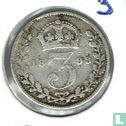 Vereinigtes Königreich 3 Pence 1893 (3 geschlossen) - Bild 1