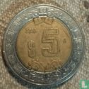 Mexico 5 pesos 2013 - Afbeelding 1