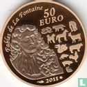 Frankrijk 50 euro 2011 (PROOF) "Year of the rabbit" - Afbeelding 2