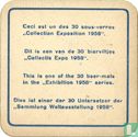 Allemagne Ober, ein Vichy Etat / Dit is een van de 30 bierviltjes "Collectie Expo 1958". - Afbeelding 2