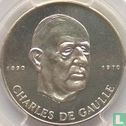 Tsjaad 200 francs 1970 (PROOF) "10th anniversary of Independence - Charles de Gaulle" - Afbeelding 1