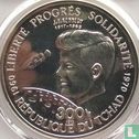 Tsjaad 300 francs 1970 (PROOF) "10th anniversary of Independence - John Fitzgerald Kennedy" - Afbeelding 1