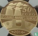 Frankreich 50 Euro 2014 (PP - Gold) "Normandie" - Bild 1