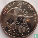 Gibraltar 1 crown 1994 "Football World Cup in United States - Player kicking" - Afbeelding 2