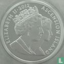 Ascension 5 pounds 2012 (PROOF - silver) "Elizabeth II - Diamond Jubilee" - Image 1