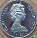 Insel Man 1 Crown 1981 (PP - Silber) "Royal Wedding of Prince Charles and Lady Diana - coats of arms" - Bild 1