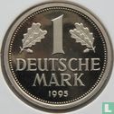 Germany 1 mark 1995 (PROOF - J) - Image 1