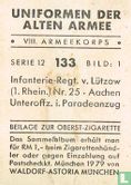 Infanterie-Regt. v. Lützow (1. Rhein.) Nr. 25 - Aachen Unteroffz. i. Paradeanzug - Afbeelding 2