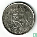 Nederland 2½ gulden 1969 (Haan - met klop Numismatische Kring Hoogeveen) - Image 1