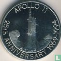 Turks- und Caicosinseln 5 Crown 1993 "25th anniversary Apollo 11 - launching rocket" - Bild 2