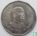 Inde 2 rupies 1996 (Calcutta - type A) "Sardar Vallabhbhai Patel" - Image 1