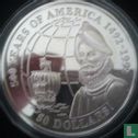 Cookeilanden 50 dollars 1993 (PROOF) "500 years of America - Francisco de Orellana" - Afbeelding 2